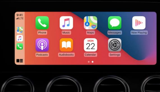 宁津apple维修网点分享如何将iPhone连接到CarPlay 